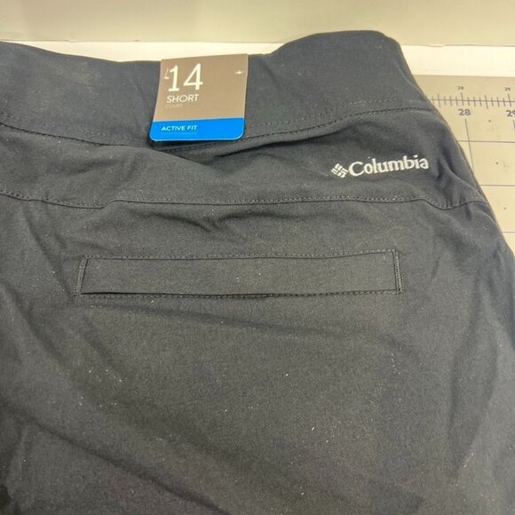 Columbia Women's Anytime Outdoor Long Shorts - Black Sz. 14 UPF-50 NEW~~ - Picture 6 of 7